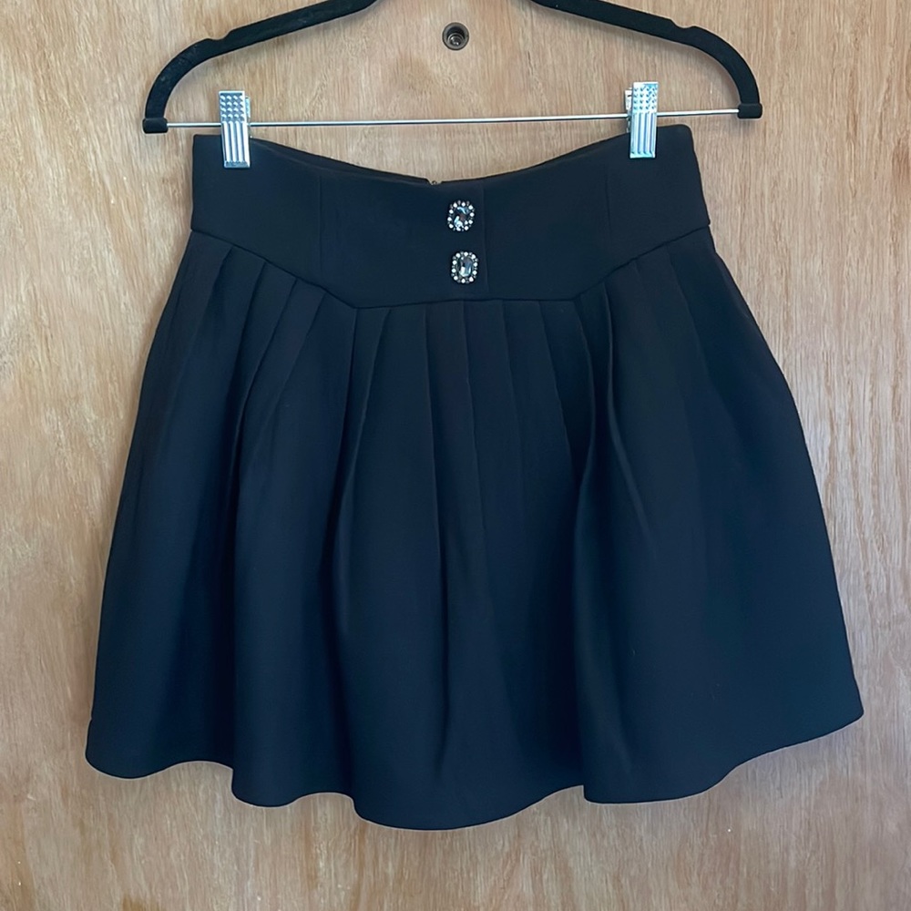 Pleated Heavy Knit Gaelle Skirt